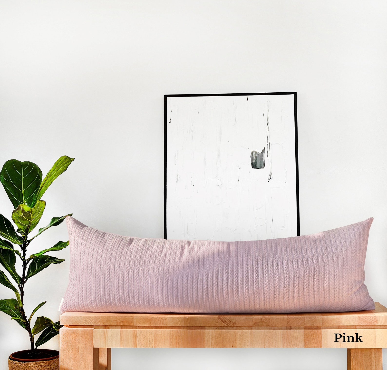 Extra Long Knit Lumbar Pillow Cover XL Lumbar Throw Pillow Etsy