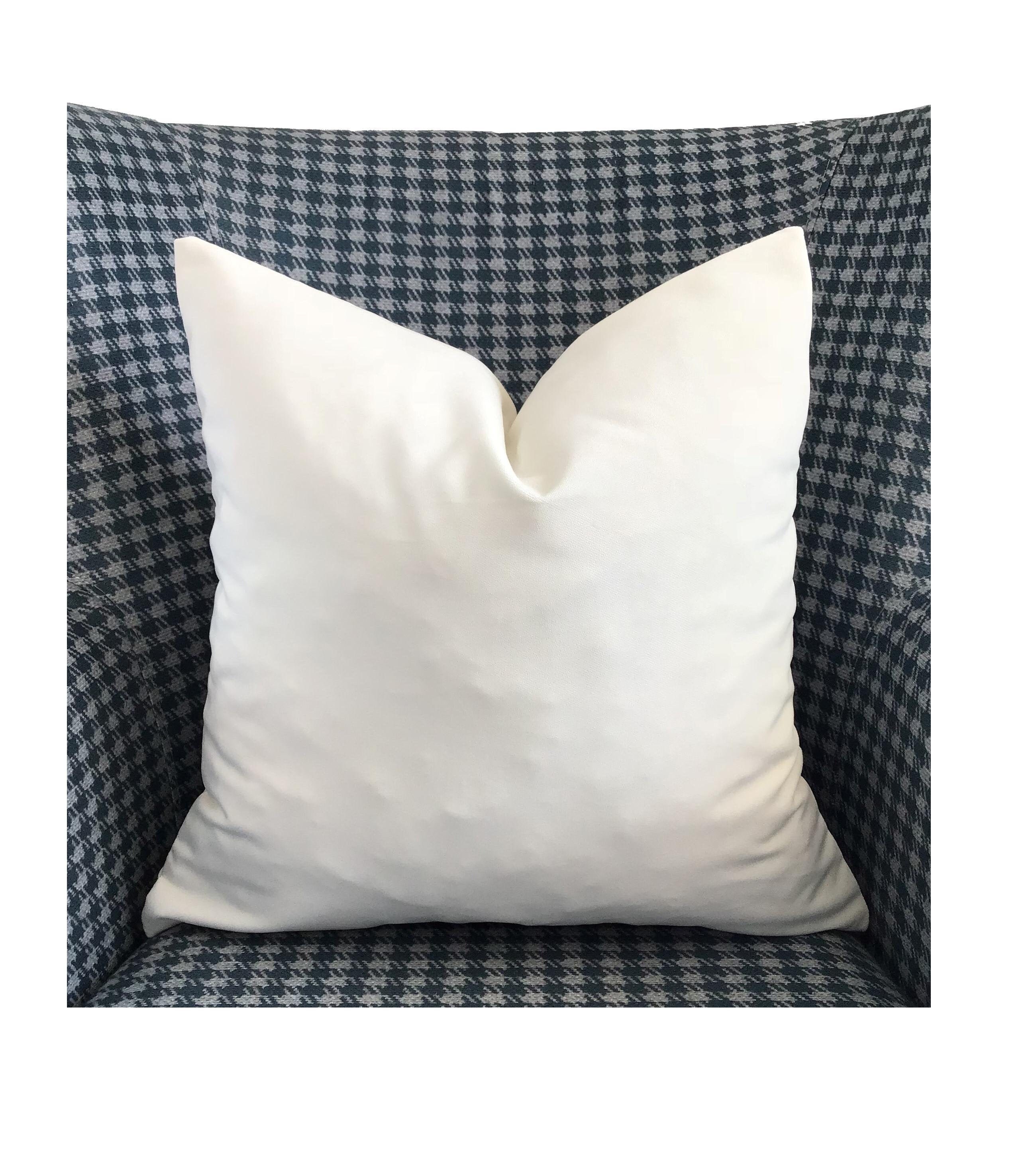 White Velvet Cushion Cover Elegant Soft Velvet Pillow Etsy