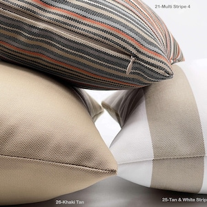 OUTDOOR Waterproof Pillow Cover * Fade Proof Outdoor Lumbar Throw Pillow Cover *Patio Pillow Case *Porch decor *Waterproof Garden Pillowcase