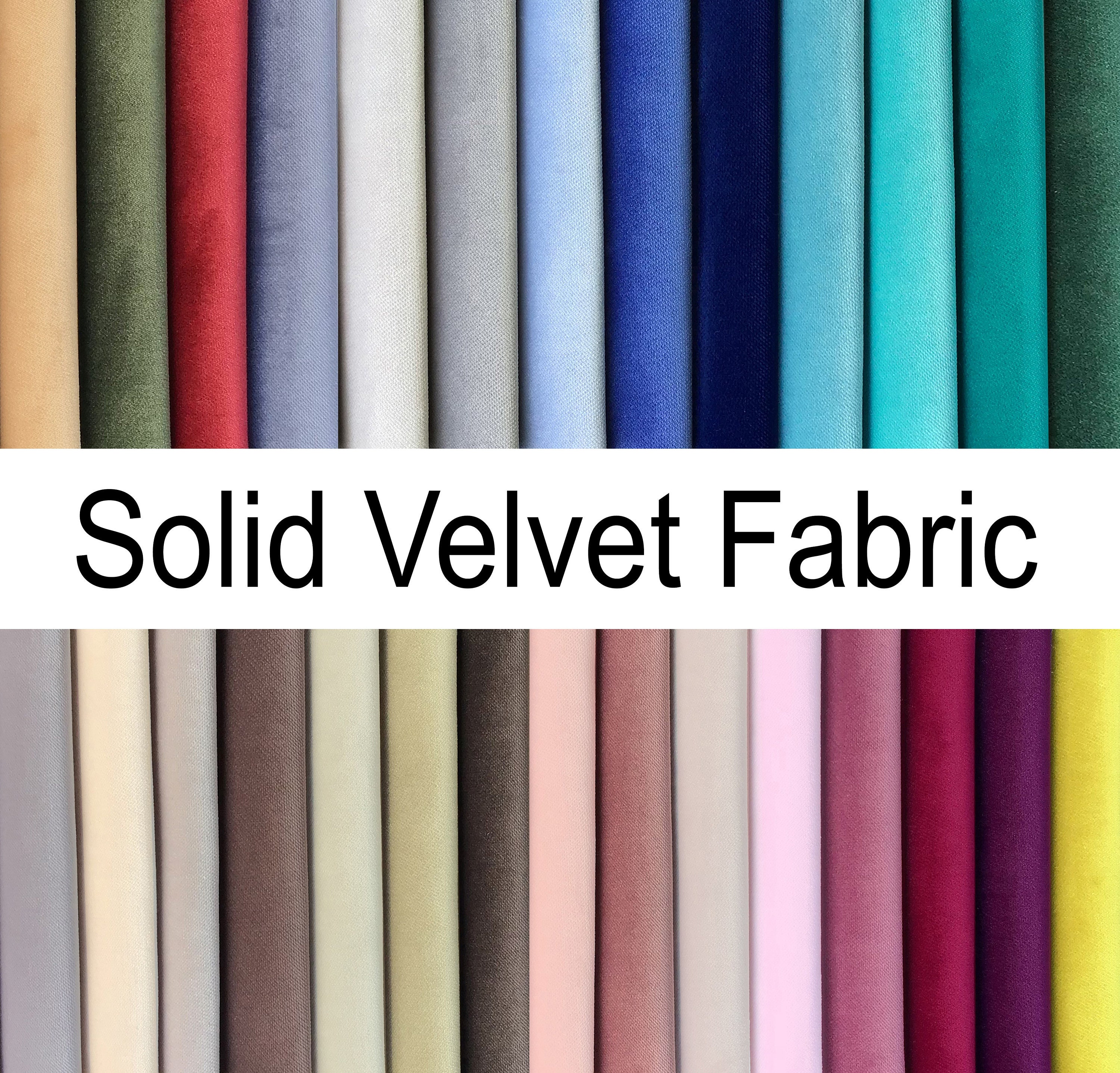 Fabric by the Yard, Velvet Fabric, Velvet Yardage, Per Yard, Fabric Per  Yard, Gold Velvet, Blue Velvet, Black Velvet, White Velvet, Wedding