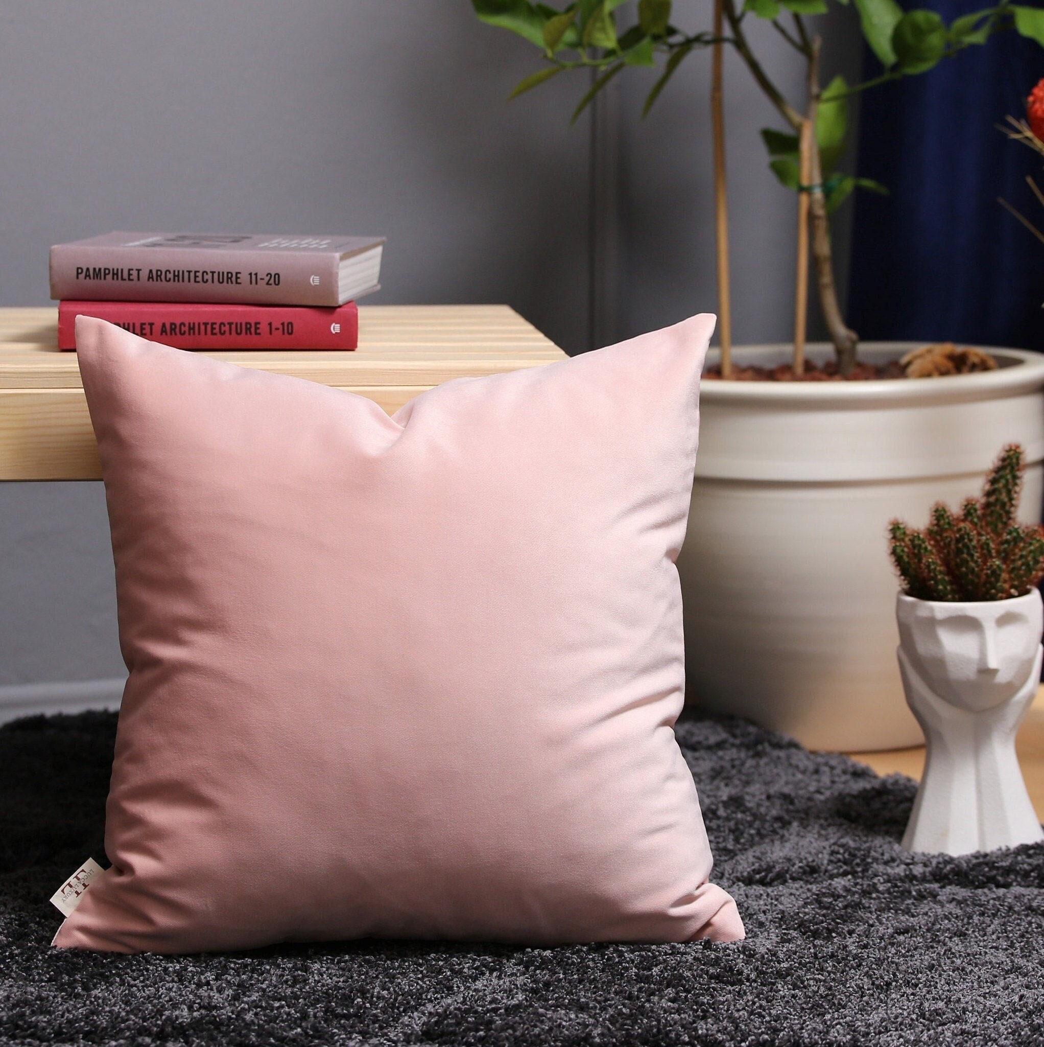 Blush Pink Euro Sham Etsy