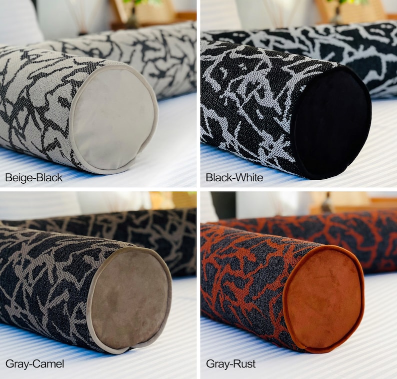 Extra Long Bolster Pillow Cover With Piping body Pillow Etsy