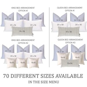Funda de almohada de lino * Almohadas de decoración navideña * Funda de almohada lumbar de lino * Almohada de lino tejido * Fundas de cojín de lino texturizado decoración navideña imagen 11