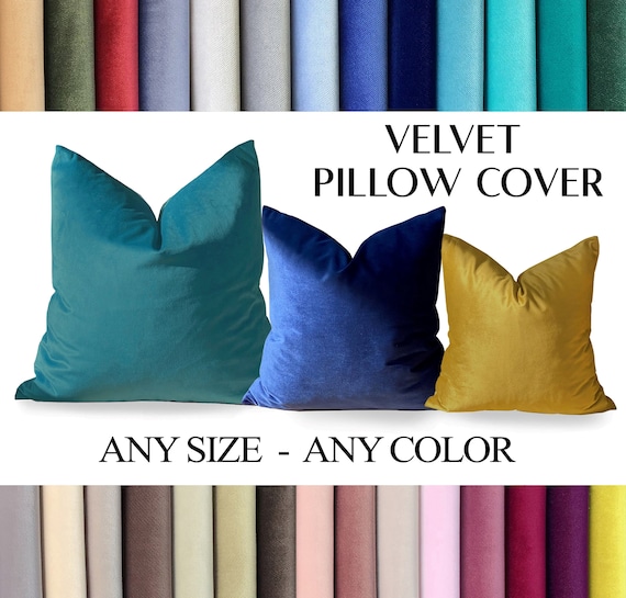 Velvet euro sham covers cheap