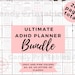 ADHD Bundle ADHD Printable Planner for adults ADHD Journal Adhd Productivity Planner Life Planner Life Binder Organization