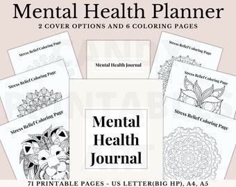 Free Printable Mental Health Bullet Journal Spreads ⋆ The Petite