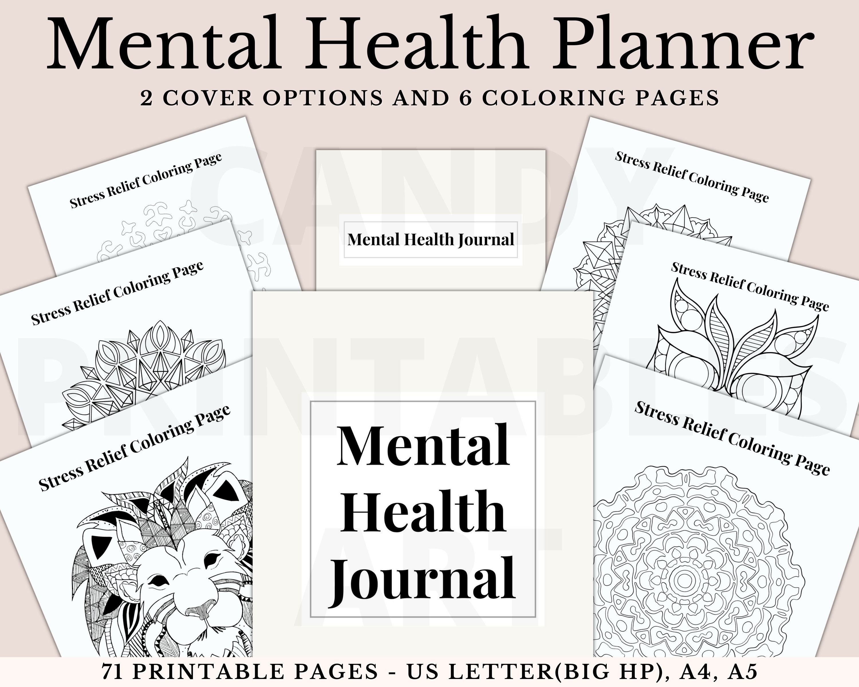 Bullet Journal Student Planner: A Premade Aesthetic Dotted Mental Health  Tracker for Students
