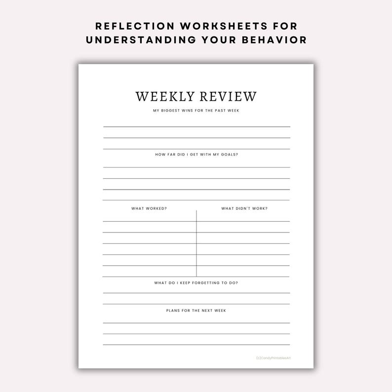 Executive Functioning ADHD Workbook for Adults and ADHD Teens, ADHD Planner & Worksheets, Organization, Procrastination, Emotional Control