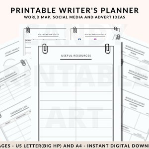 NaNoWriMo planner