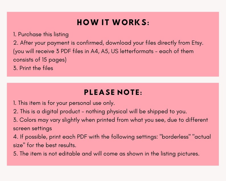  75 hard challenge 75 day challenge printable 75 day 75hard Etsy
