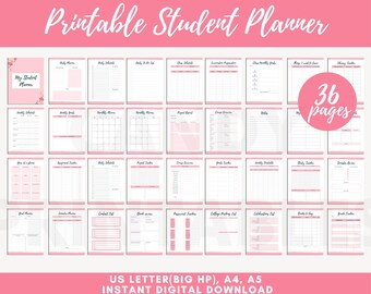 High School Planner - Etsy