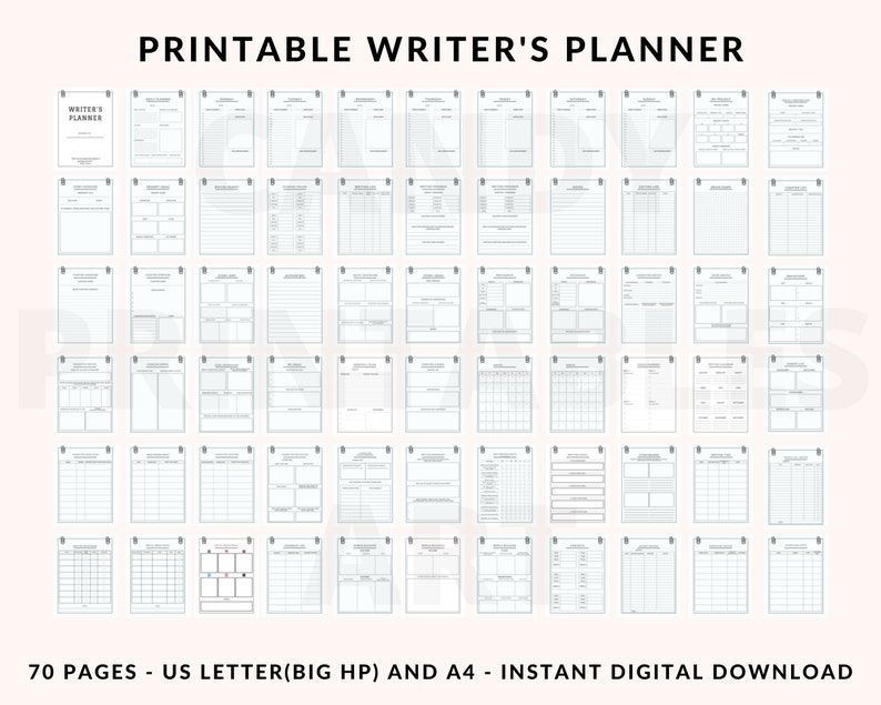 first book writing planner