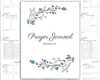 Prayer Binder Printable, Catholic Mom Planner, Bible Tracker, Daily Devotional A4 A5