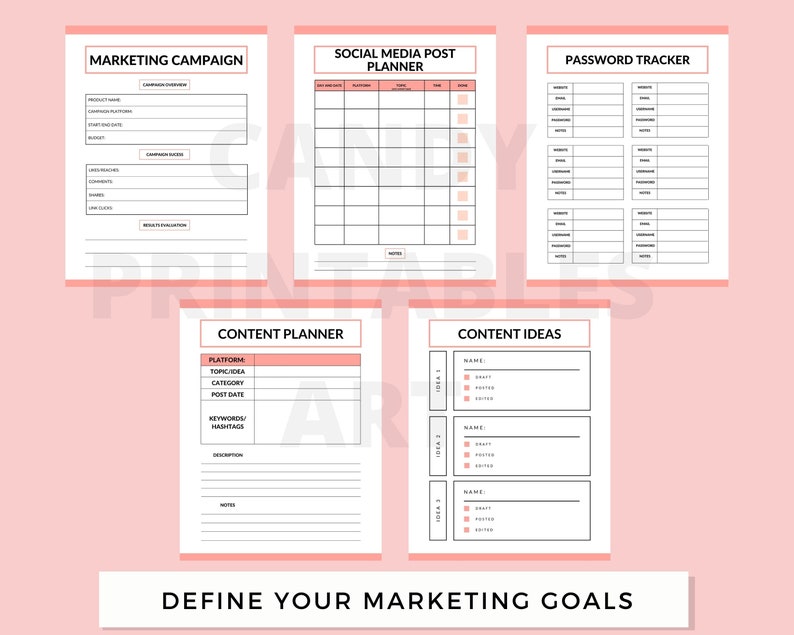 Small Business Planner Printable Direct Sales Planner 2023 - Etsy
