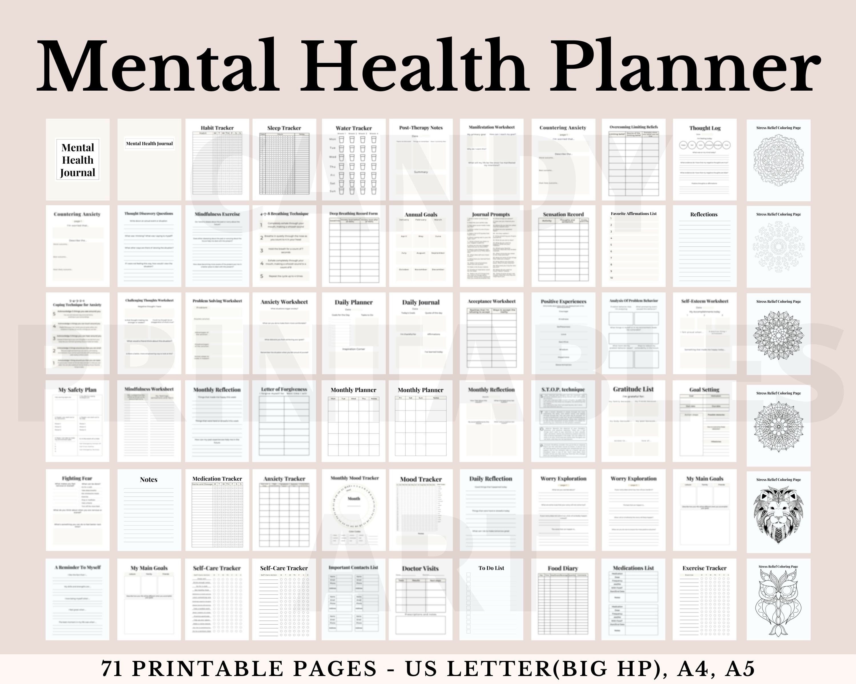 4 Bullet Journal Layouts to Support Mental Health 