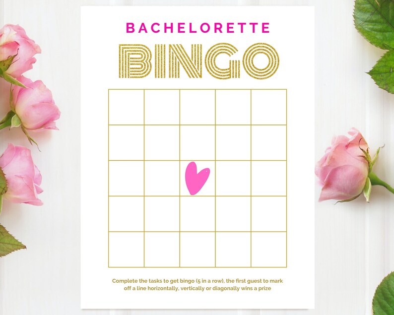 Bridal Bingo Download Printable Wedding Shower Bingo Cards Hen Etsy