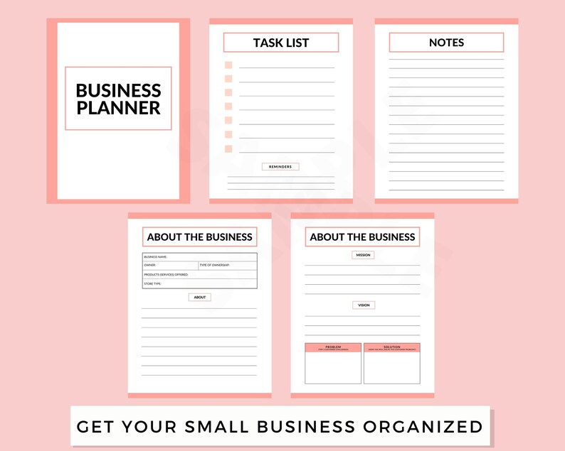 Small Business Planner Printable Direct Sales Planner 2023 - Etsy