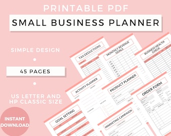 Small Business Planner Printable, Direct Sales Planner 2023