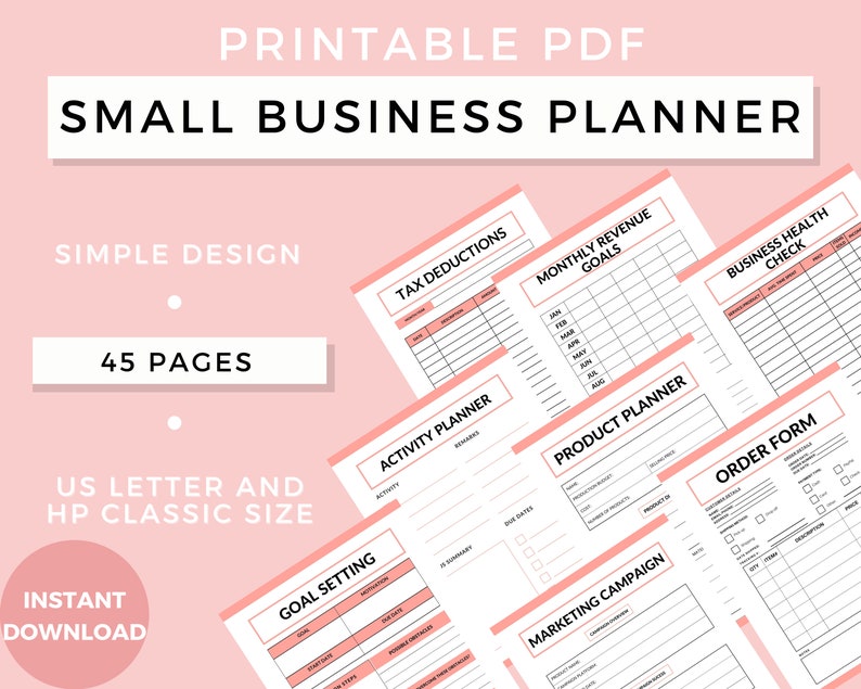 Small Business Planner Printable Direct Sales Planner 2023 - Etsy