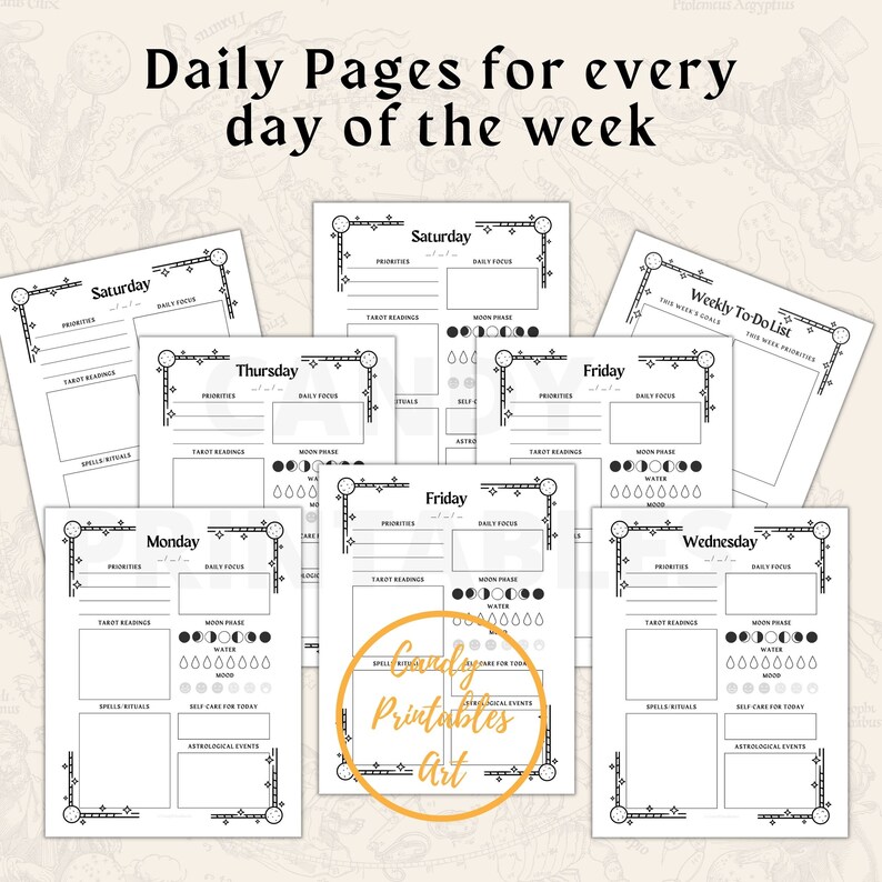 Witchy Journal Pages, Printable Herbal Grimoire, Digital Witchcraft Organizer, Witchy Printable Bundle, Printable Witchy Stationery, Digital Witchcraft Journal, Witchy Printable Stickers, Printable Tarot Journal, Digital Witchy Spellbook