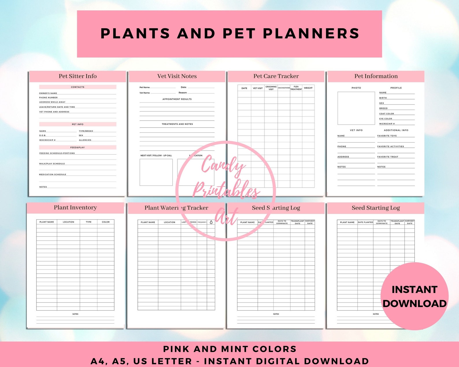 Home Organization Planner Home Management Planner Printable Etsy