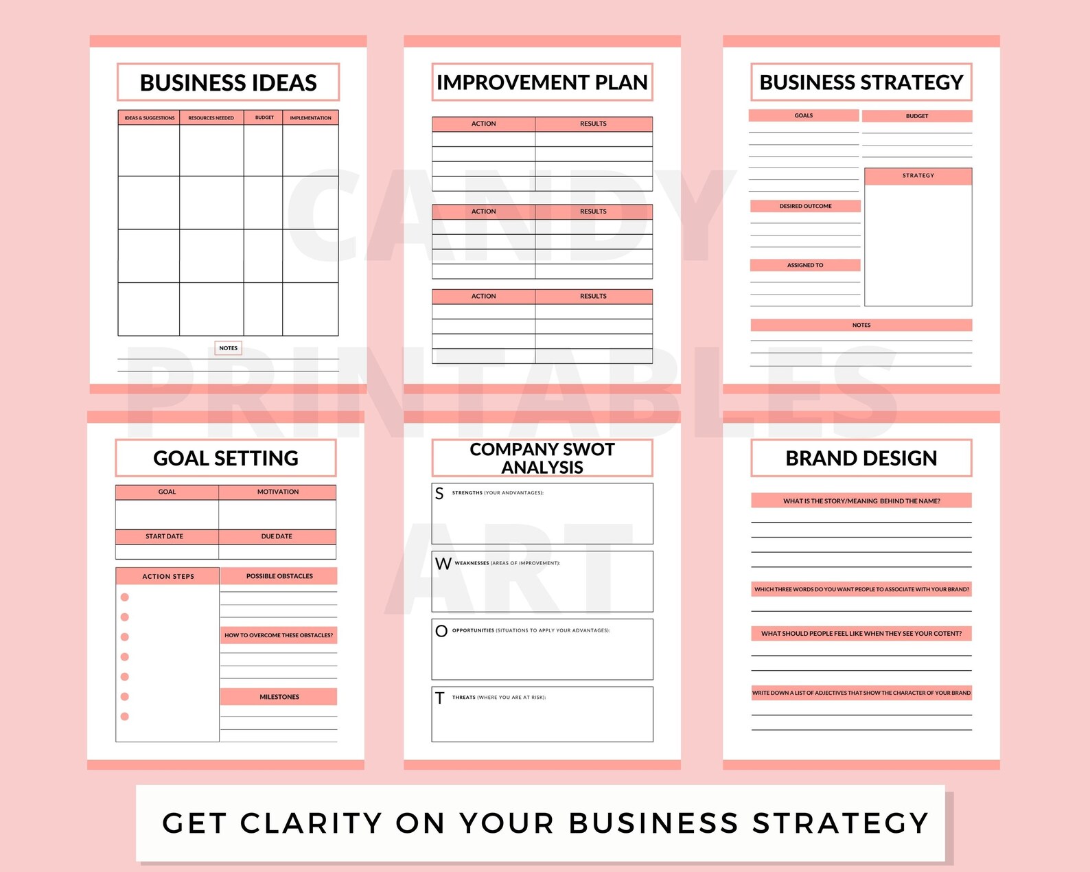 Small Business Planner Printable Direct Sales Planner 2023 - Etsy