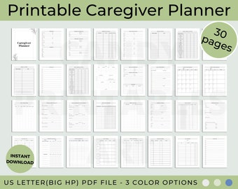 Caregiver Checklist, Printable for Seniors, Elderly Care Daily Log for Cancer Caregiver, Dementia or Nurse, Planner Template - Etsy Caregiver checklist, printable for seniors, elderly care daily log for cancer caregiver, dementia or nurse, planner template - etsy