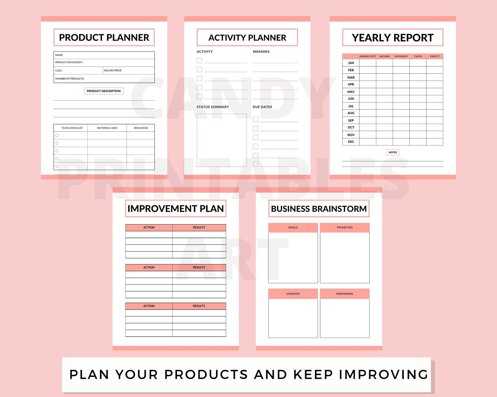 Small Business Planner Printable Direct Sales Planner 2023 - Etsy