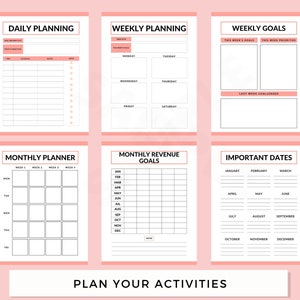 Small Business Planner Printable, Direct Sales Planner 2023 - Etsy
