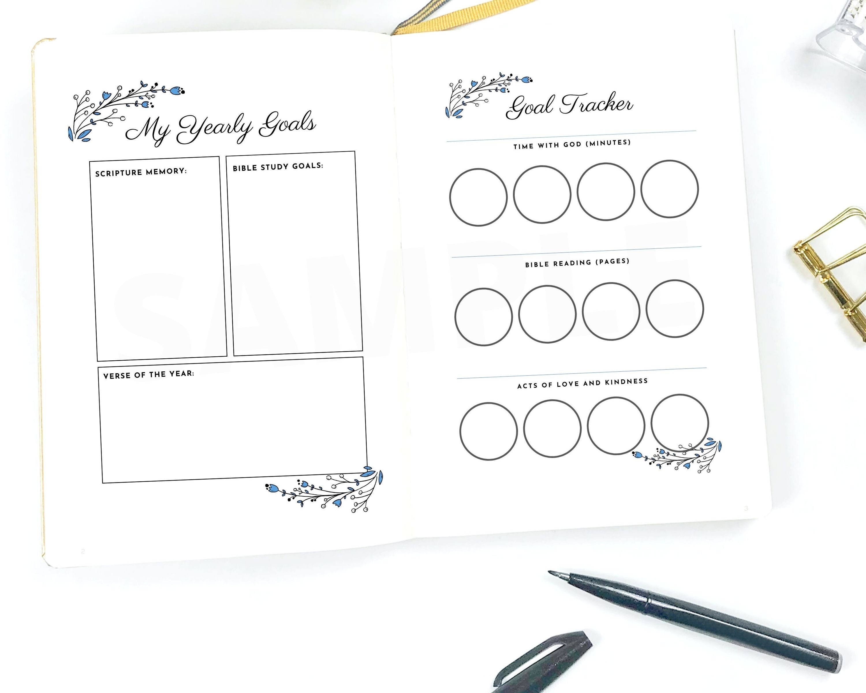 Prayer journal printable bullet journal starter kit daily | Etsy