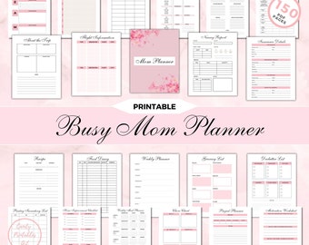 Single Mom Planner, Sahm Planner, Household Binder