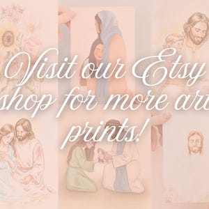 Thou Art Mine Print | Jesus Christ Art, Religious Gift image 5