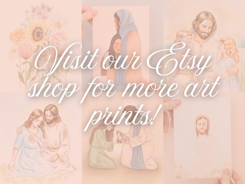 Thou Art Mine Print | Jesus Christ Art, Religious Gift image 5