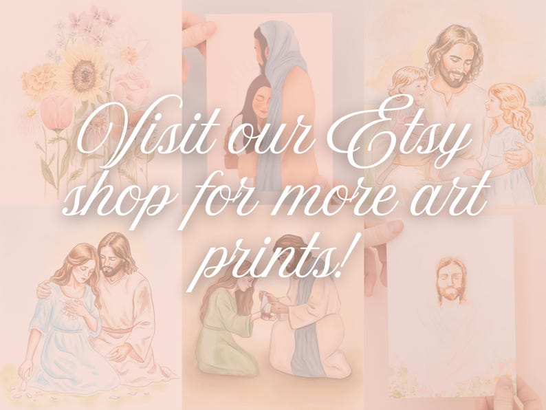 Jesus Holding Baby Print – Christian Nursery Art, Miscarriage Gift image 4