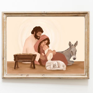 Christmas Art | Christmas Print | Christmas Decor | Christmas Present | Christmas Gift | Nativity Art | Nativity Print | Nativity Decor