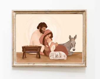 Christmas Art | Christmas Print | Christmas Decor | Christmas Present | Christmas Gift | Nativity Art | Nativity Print | Nativity Decor