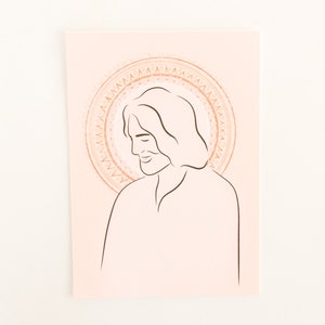 Christ Line Drawing | Christ Art | Jesus Drawing | Jesus Line Art | Christ Drawing | Christian Art | Minimalist Art | Line Art