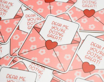 Self Love Sticker | Mental Health Gift | Waterproof Laptop Decal