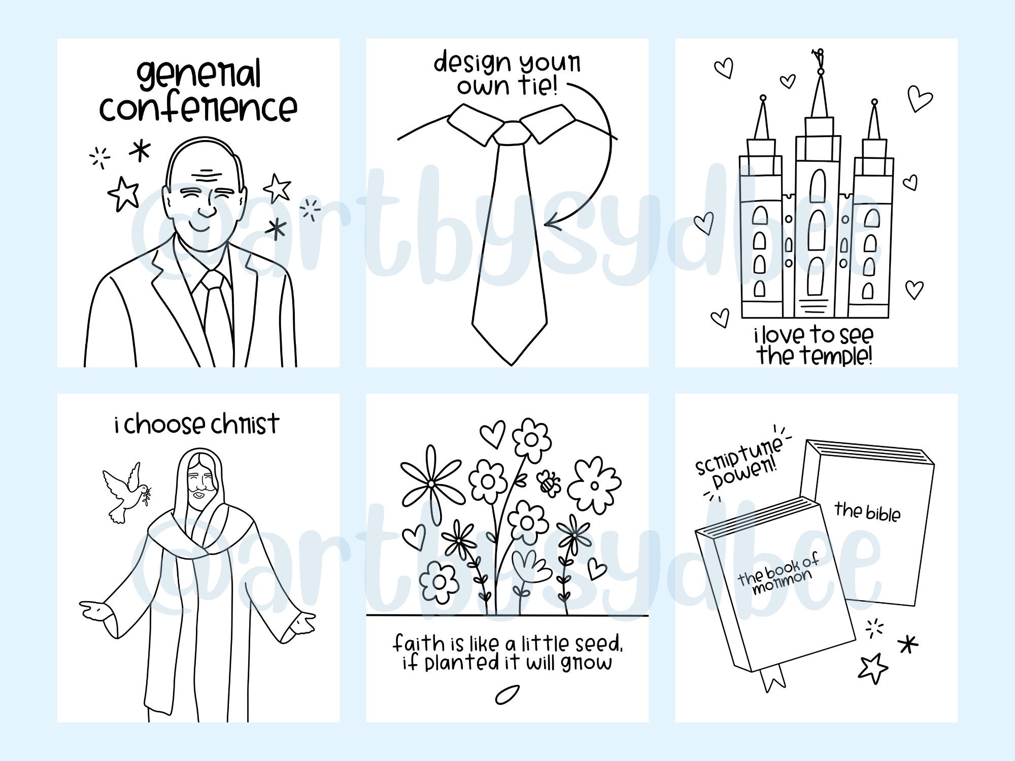 General Conference Coloring | General Conference Printable | General