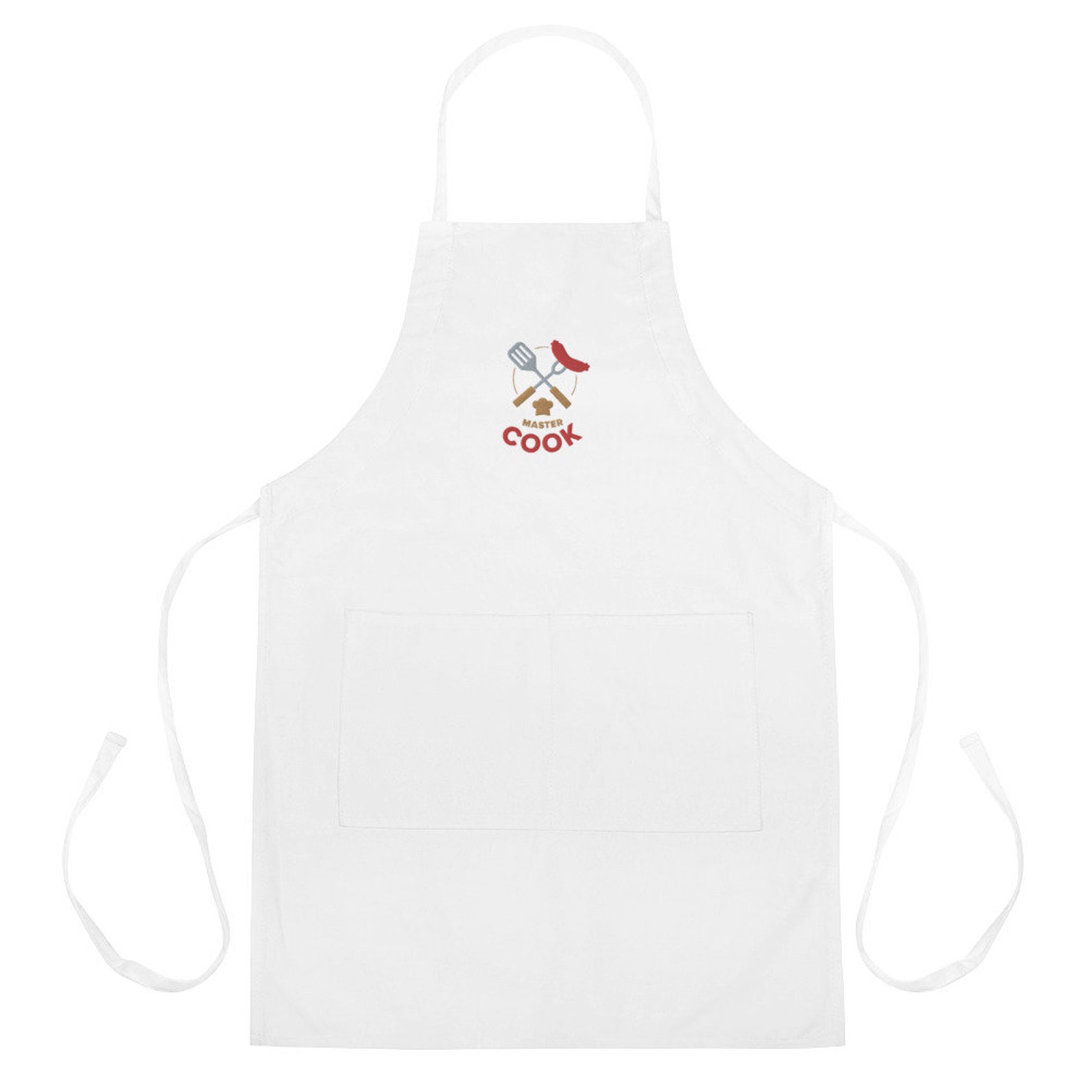 Embroidered Apron Etsy