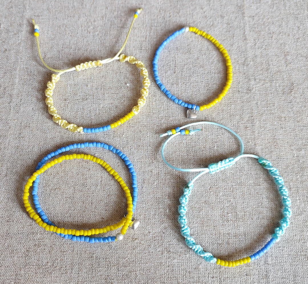Sunflower of Peace Donation Friendship Bracelets Etsy