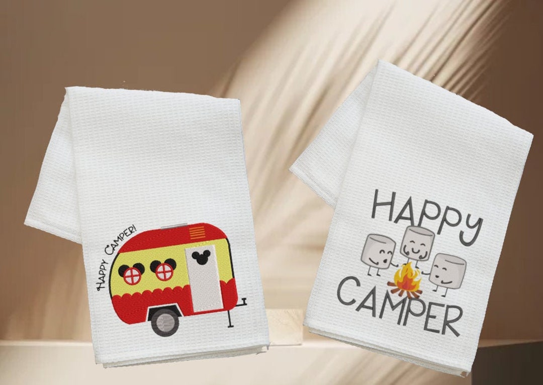 Camping Kitchen and Bathroom Towels Christmas Gift Birthday Etsy