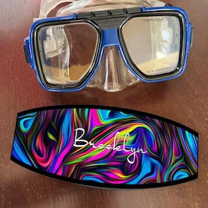 Tie Dye Scuba or Snorkel Mask Straps Cover, Scuba diving, snorkel, spear fishing, water sports, Mask Strap Cover