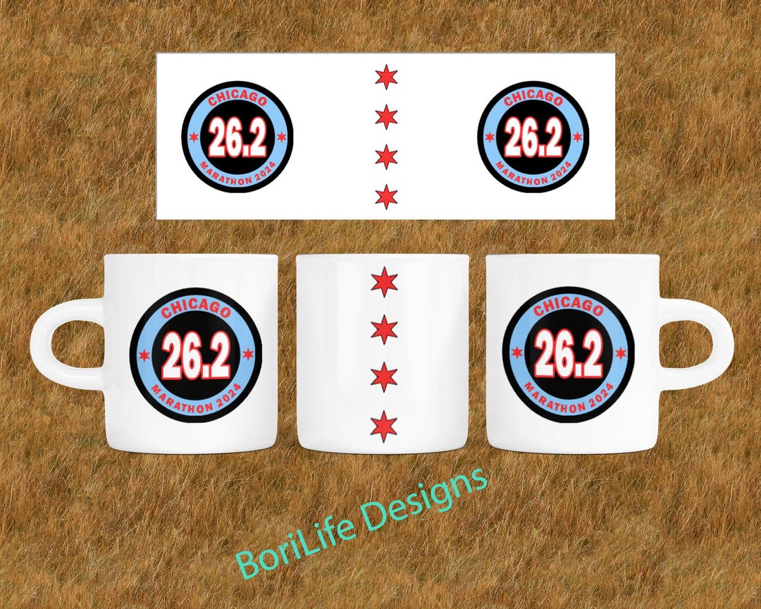 Chicago Marathon 2024 Expresso Cups, Coffe Cup, World Majors, Marathon