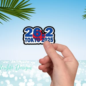Stickers marathon de Tokyo 2025, grands marathons, grands championnats du monde, boston, marathon de chicago, tokyo, Berlin, Londres