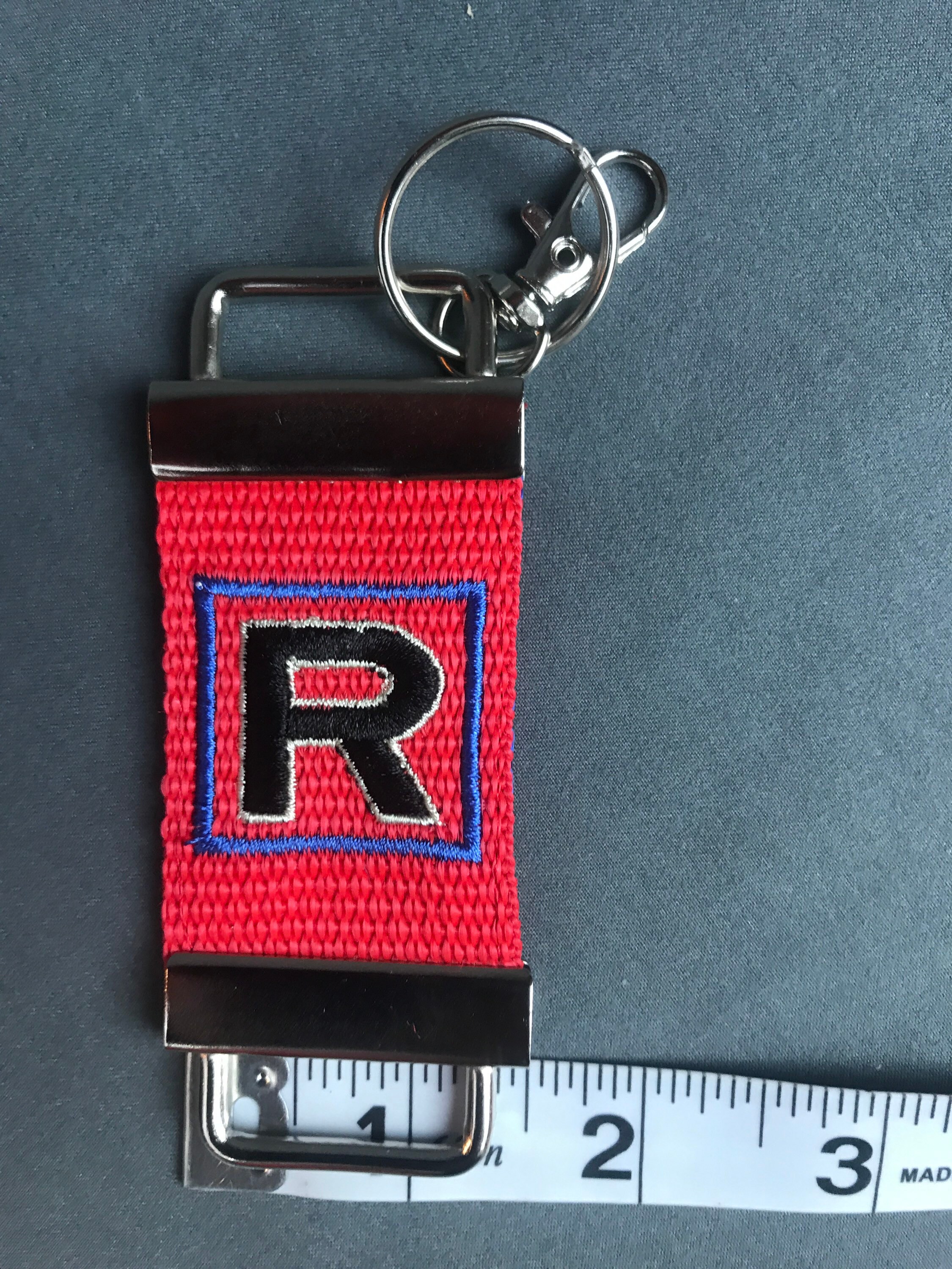 Embroidered Initials Luggage Tag or Keychains MADE TO ORDER Etsy