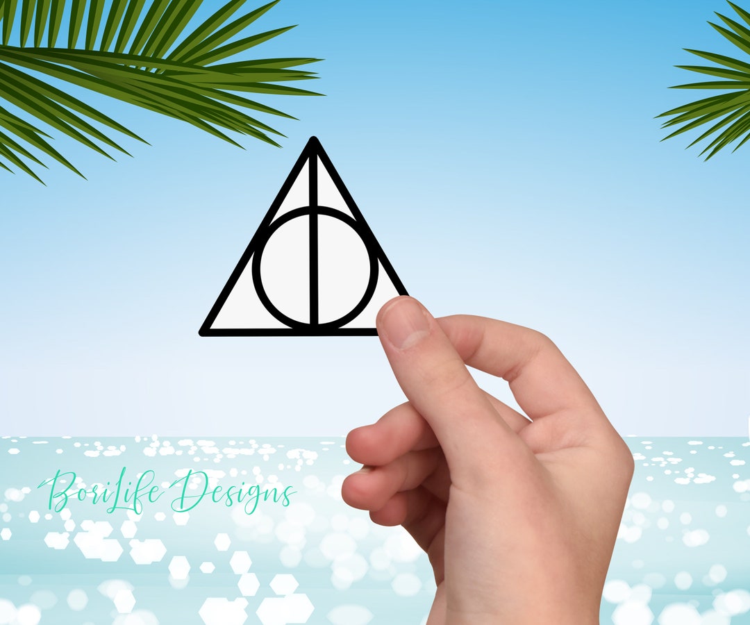 Deathly Hallows Sticker Design - Etsy