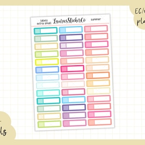 Functional Labels | Planner Stickers for Erin Condren and Vertical Planners | XS Appointment Labels