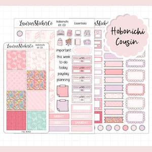 Kit de adesivos do primo Hobonichi | Conjunto 03 | Kit de adesivos para planejador de primos, kit de planejador semanal, adesivos funcionais