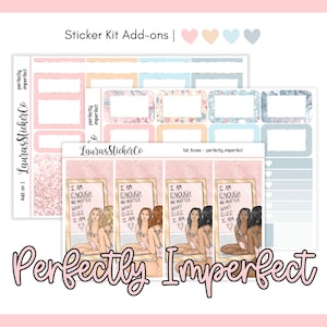 Weekly Sticker Kit Add Ons | Planner Stickers | Erin Condren Kit, Vertical Sticker Kit, Spring Sticker Kit, Floral Kit | Perfectly Imperfect